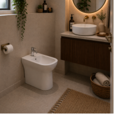 VitrA S20 Back to Wall Bidet - White