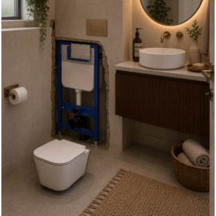 Wall Hung WC Frame (inc. Cistern)