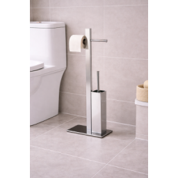 Origins Living Bridge Bathroom Butler Stand in Chrome 7632-13