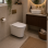 Cedarwood Rimless Back To Wall WC & Slim Soft Close Seat