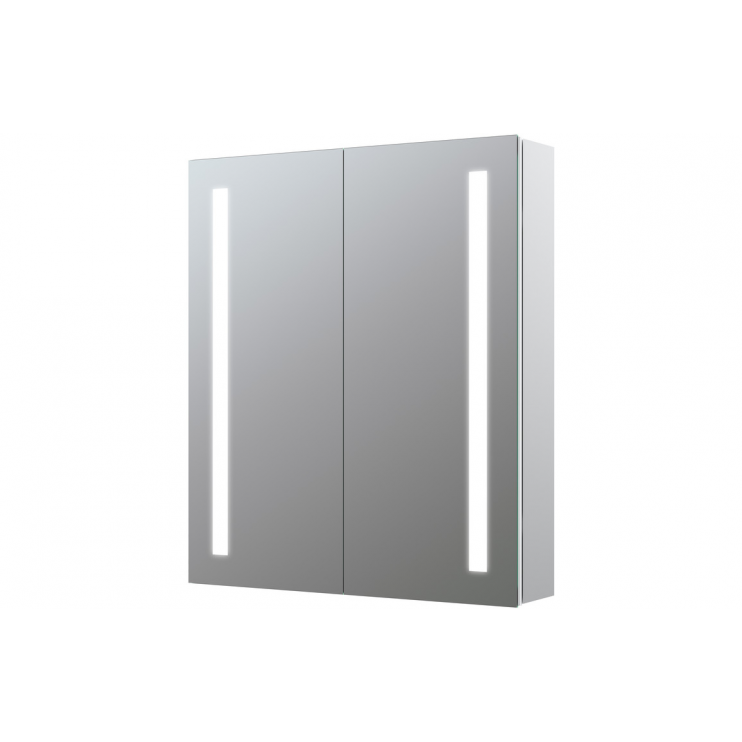 Illuminated Bathroom Wall Cabinets DIMS0112 Sakura 600mm 2 Door Front-Lit LED Mirror Cabinet