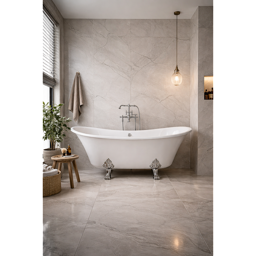 Fareham Freestanding 1760x710x775mm 0TH Bath w/Feet