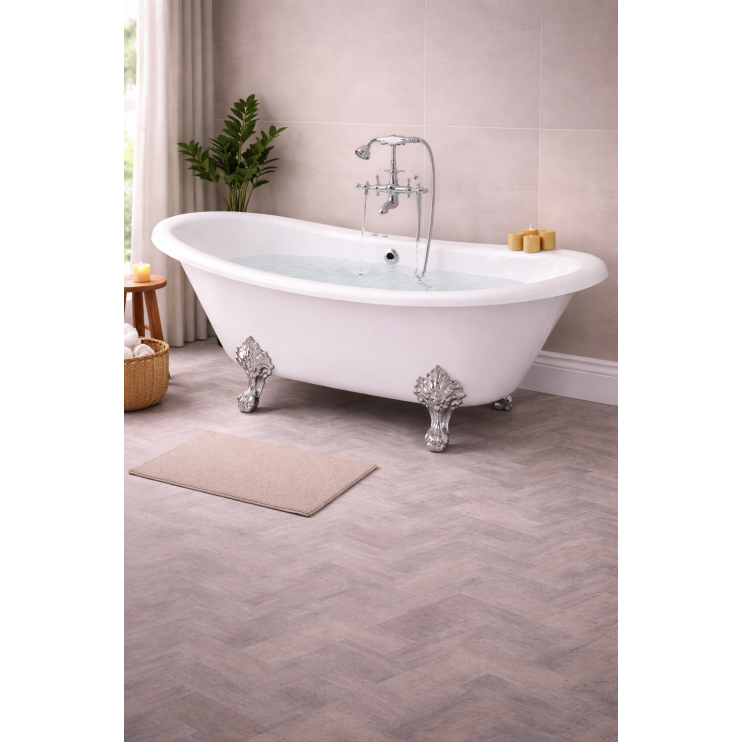 Richmond Freestanding 1690x740x620mm 2TH Bath w/Feet - White