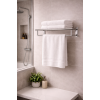 Origins Living G Pro Chrome 5035-13 Origins Living G Pro Towel Rack with Hooks - Chrome 5035-13 Origins Living G Pro Chrome 5035-13 Origins Living G Pro Towel Rack with Hooks - Chrome 5035-13