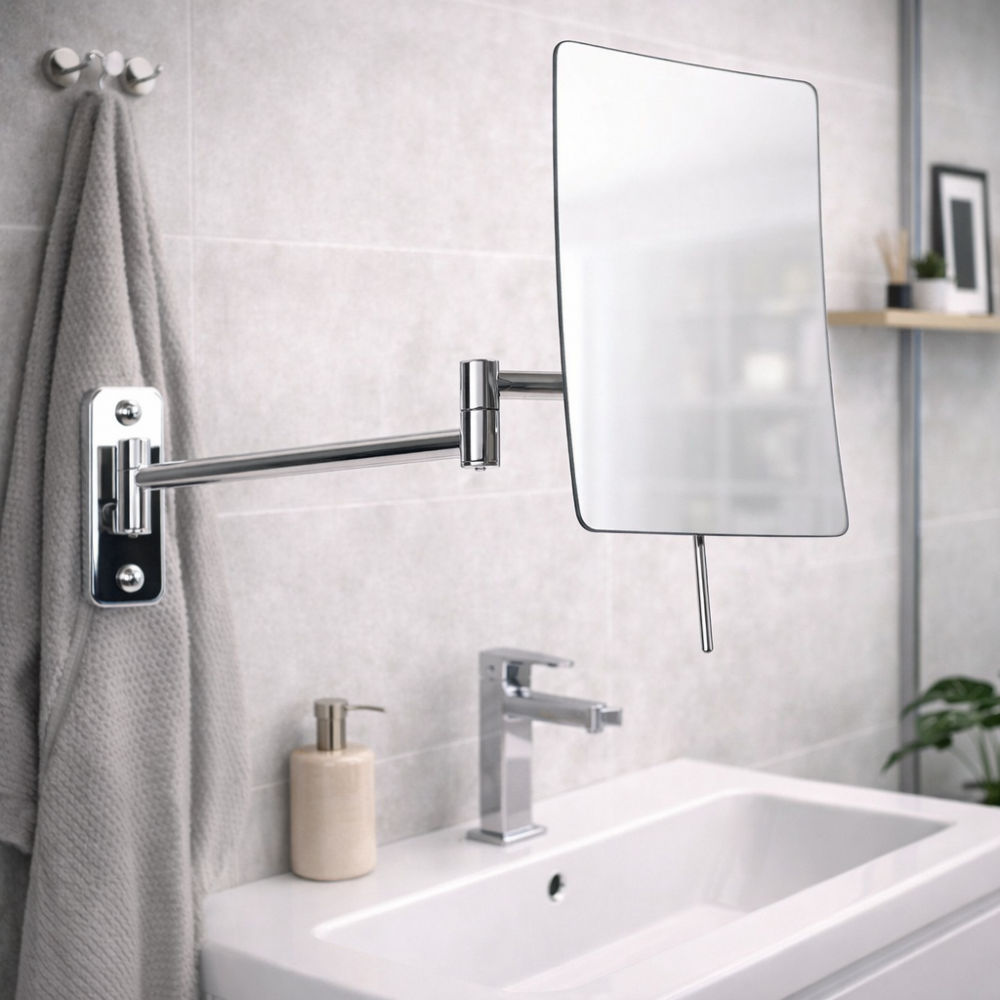 Origins Living Magnifying Mirrors BLK-007512-CH Origins Living Blake Magnifying 5x Wall Mirror - Chrome BLK-007512-CH Origins Living Blake Magnifying 5x Wall Mirror - Chrome BLK-007512-CH