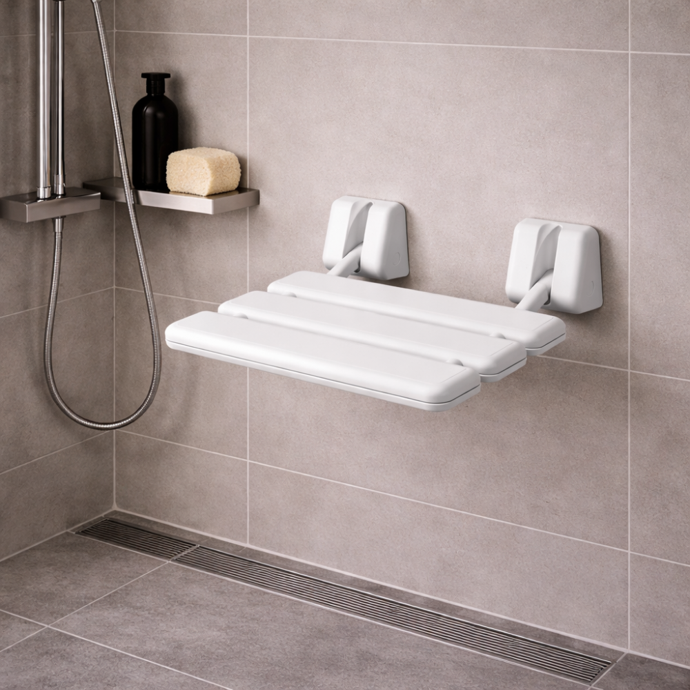 Origins Living GEDY Shower Seat - White 2283-02