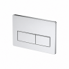 Flushplates DIAC0308 Rectangle Push Button Flushplate - Chrome