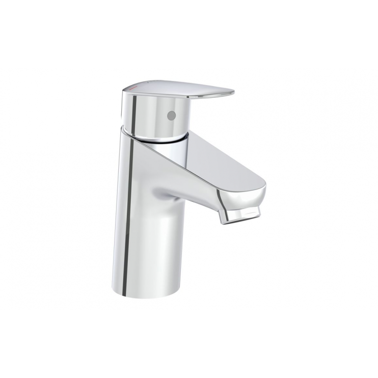 VitrA Flow Round Basin Mixer - Chrome