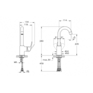 VitrA Flow Round Swivel Basin Mixer - Chrome VitrA Flow Round Swivel Basin Mixer - Chrome