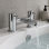 Toulon Bath Filler - Chrome Bathroom Taps
