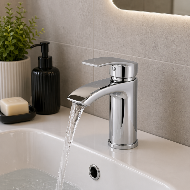 Vesso Basin Mixer - Chrome