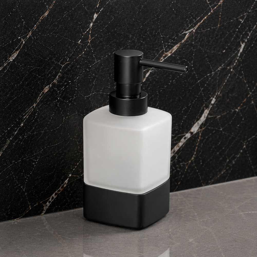 Origins Living Lounge Accessories 5455-14 Origins Living Lounge Soap Dispenser Freestanding - Black 5455-14