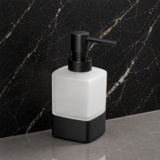 Origins Living Lounge Soap Dispenser Freestanding - Black 5455-14