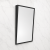 Dockland Rectangular Mirrors DKL-00A058-BK Origins Living Docklands Inclusive Angled Mirror 50 Black - 50x80cm DKL-00A058-BK