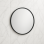 Origins Living Docklands Round Mirror 60cm Black B375530