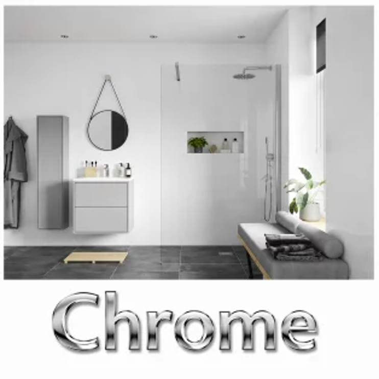 Wetroom Panels Chrome