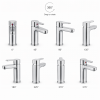 Abano Basin Mixer & Waste - Chrome Bathroom Tap