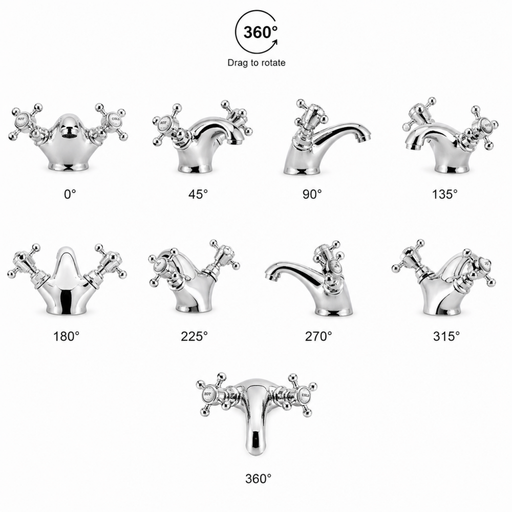 Abode Sentiment Basin Monobloc Mixer - Chrome
