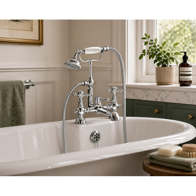 Abode Sentiment Bath Shower Mixer - Chrome