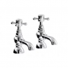 Abode Sentiment Basin Pillar Taps - Chrome