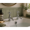 Abode Sentiment Bath Pillar Taps - Chrome