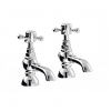 Abode Sentiment Bath Pillar Taps - Chrome