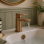 Berio Basin Mixer & Waste - Brushed Bronze Bathroom Taps