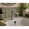 Berio Basin Mixer & Waste - Chrome Bathroom Taps