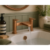 Berio Bath Filler - Brushed Bronze Bathroom Taps