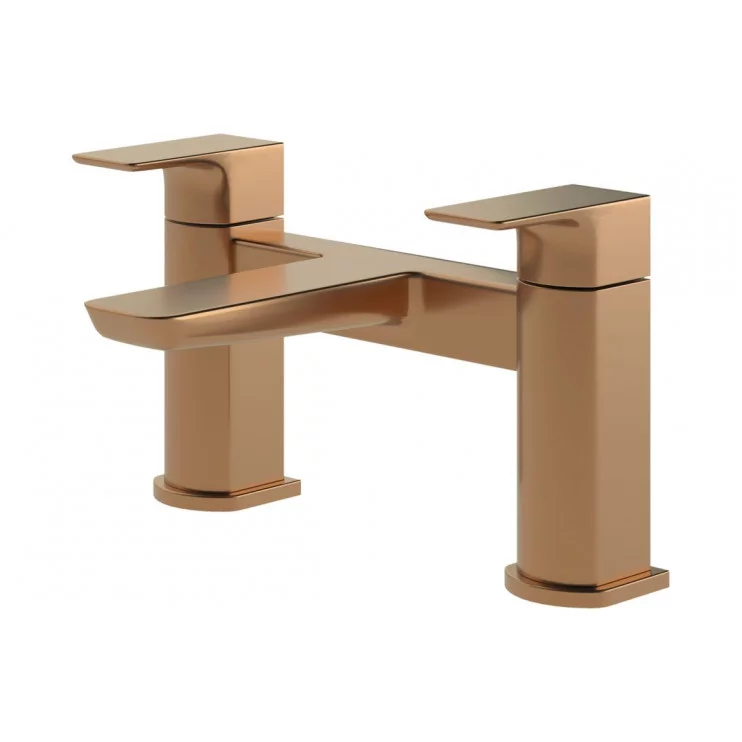 Berio Bath Filler - Brushed Bronze Bathroom Taps
