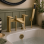 Berio Bath/Shower Mixer - Brushed Brass Bathroom Taps