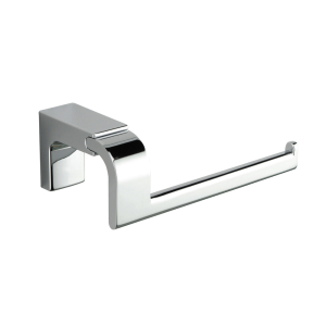 Origins Living Eletech Open Toilet Roll Holder - Chrome 114191 Bathroom Wall Accessory