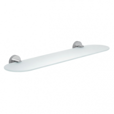 Origins Living Eros Glass Shelf 60cm - Chrome 2319/60-13 Bathroom Wall Accessories