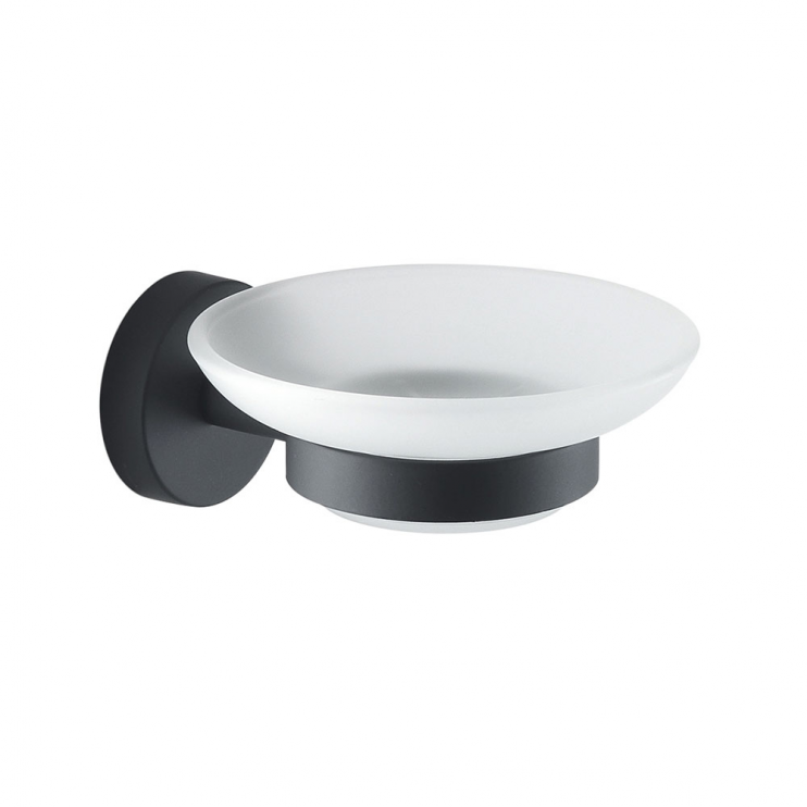 Origins Living Eros Soap Dish - Black 2311-14 Bathroom Wall Accessories