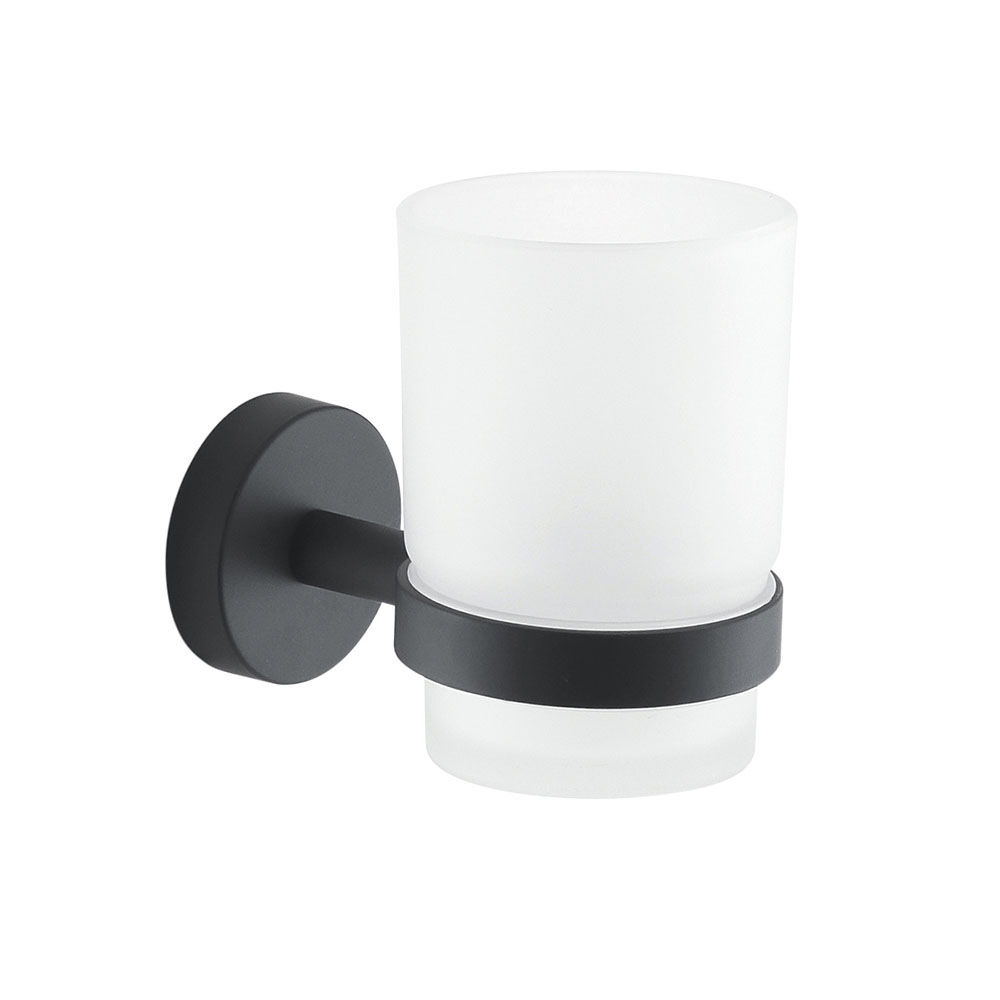 Origins Living Eros Accessories 2310-14 Origins Living Eros Tumbler Holder - Black 2310-14 Bathroom Wall Accessories
