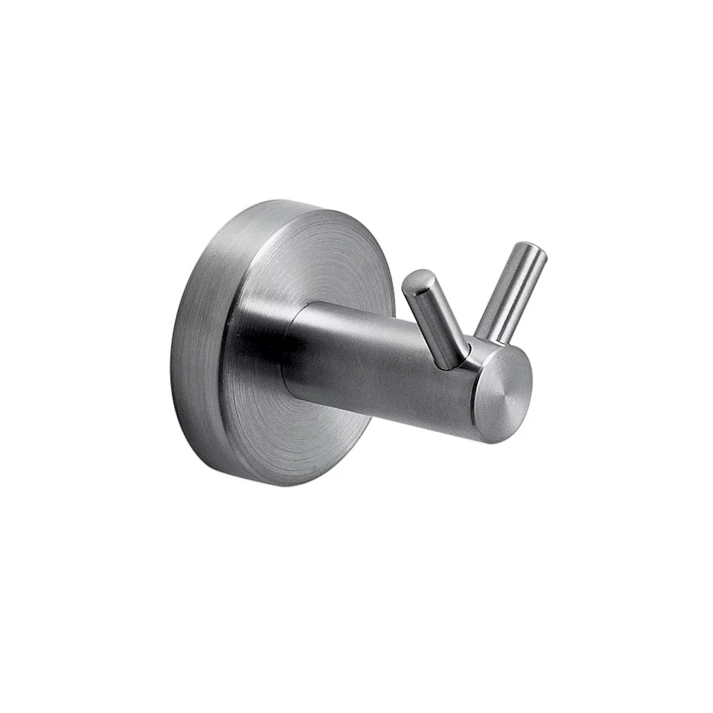 Origins Living G Pro Brushed Chrome Accessories 5026-38 Origins Living G Pro Double Hook - Brushed 5026-38 Bathroom Accessory