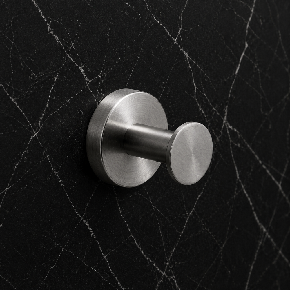 Origins Living G Pro Robe Hook - Brushed 5027-38 Bathroom Accessory