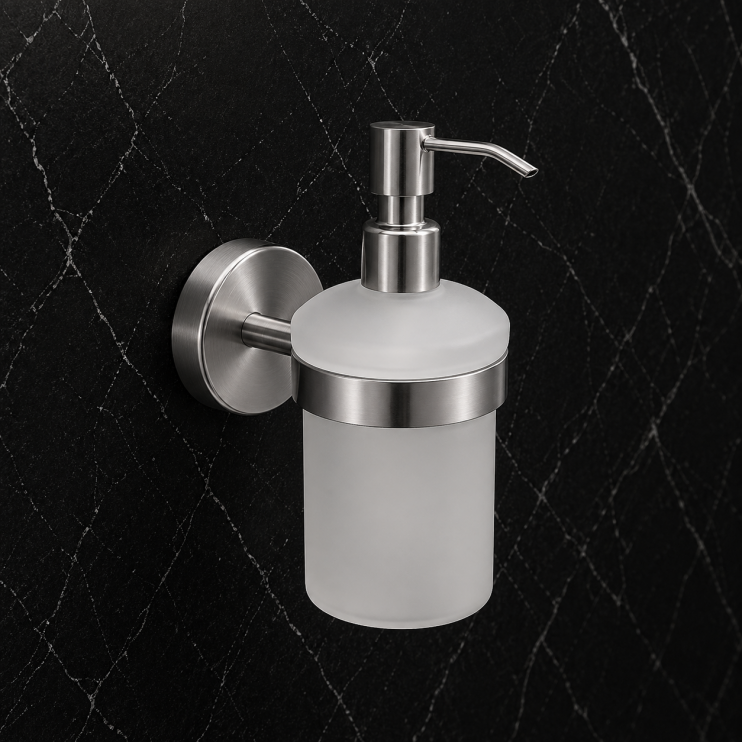 Origins Living G Pro Soap Dispenser - Brushed 5081-38 Bathroom Accessory