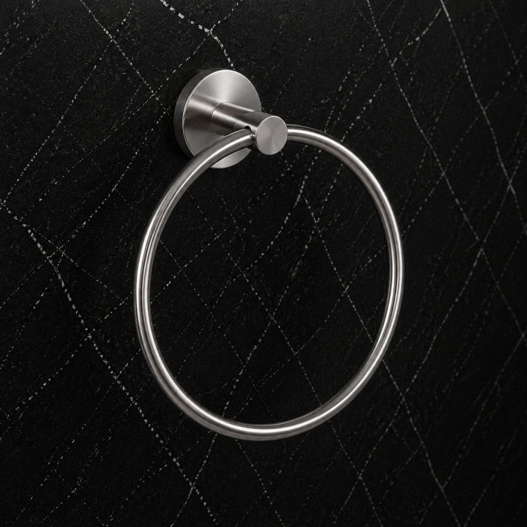 Origins Living G Pro Towel Ring - Brushed 5070-38 Bathroom Accessory