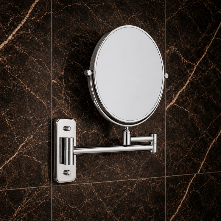 Origins Living Mason Reversible 7x Magnifying Wall Mirror - Chrome MSN-007720-CH