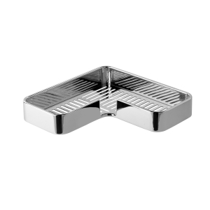 Origins Living Il Giglio Twin Corner Shower Basket - Chrome A983-13 Bathroom Accessory