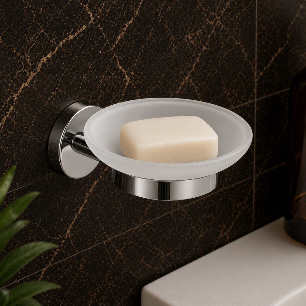 Origins Living G Pro Chrome Accessories 5011-13 Origins Living G Pro Soap Dish - Chrome 5011-13 Bathroom Accessory