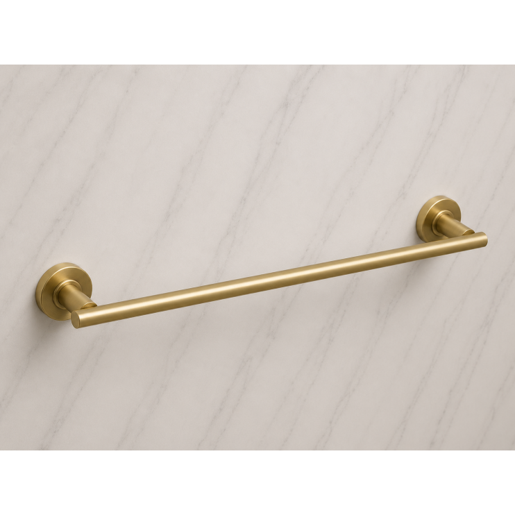 Origins Living Tecno Project Towel Rail 33cm - Brushed Brass 201761