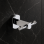 Origins Living Edera Plus Double Hook - Chrome EP26-13 Bathroom Wall Accessory
