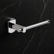Origins Living Edera Plus Open Toilet Roll Holder - Chrome EP24-13 Bathroom Wall Accessory