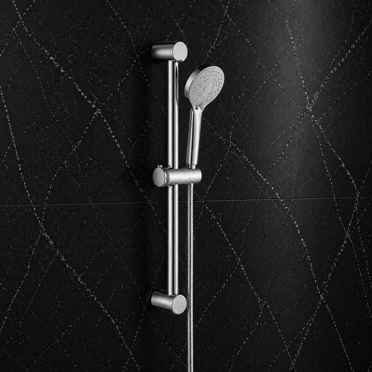 Aurora Round Slider Rail Kit & 3 Mode Handset