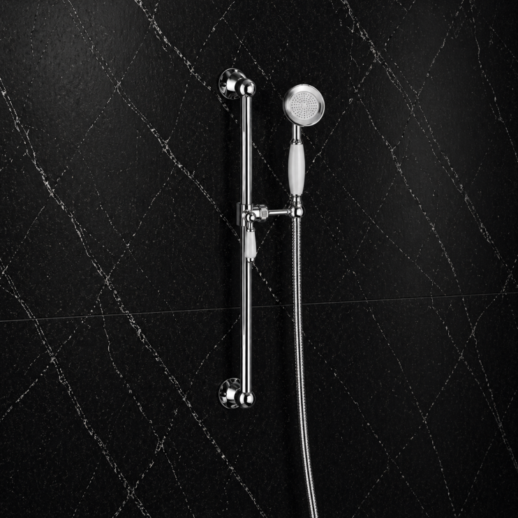 Berwick Traditional Slider Rail Kit - Chrome