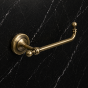 Origins Living Albany Open Toilet Roll Holder - Aged Brass ALB-117001-AB Bathroom Wall Fitting