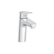 VitrA Flow Round Large Basin Mixer - Chrome