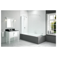 Merlyn 300x1500mm Curtain Rail Bath Screen (8mm) Merlyn 300x1500mm Curtain Rail Bath Screen (8mm)